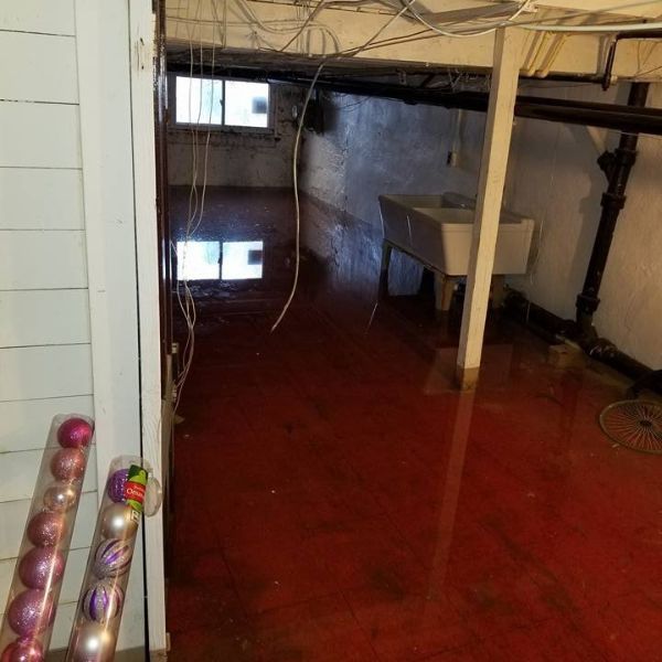 Flooded Crawlspace In Carney Md