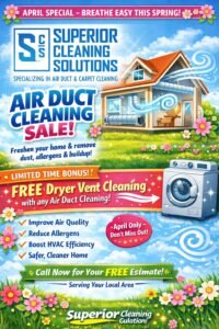 April Air Duct Cleaning Promo