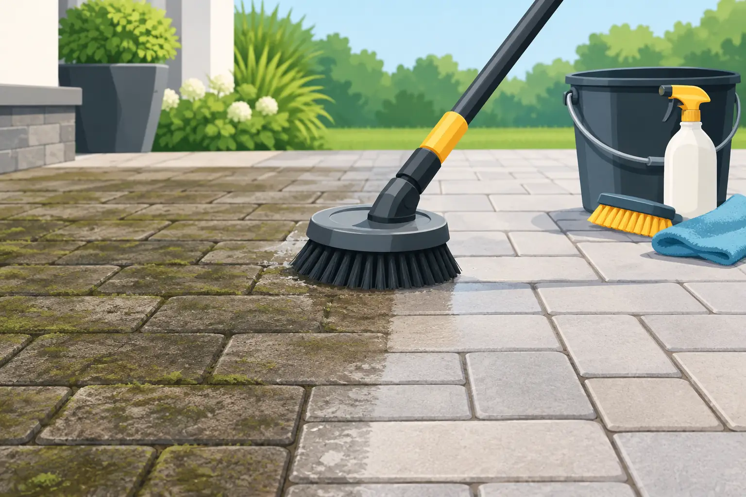 Best Ways to Clean Pavers Without Causing Damage