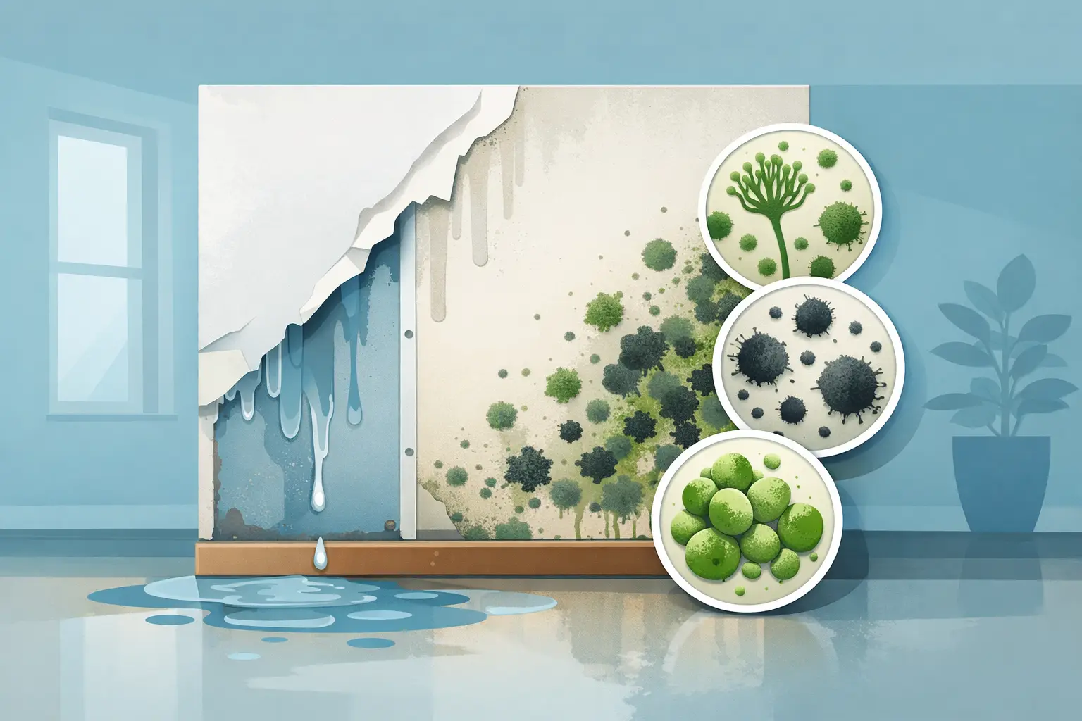 Can Wet Drywall Cause Mold? Yes - Fast