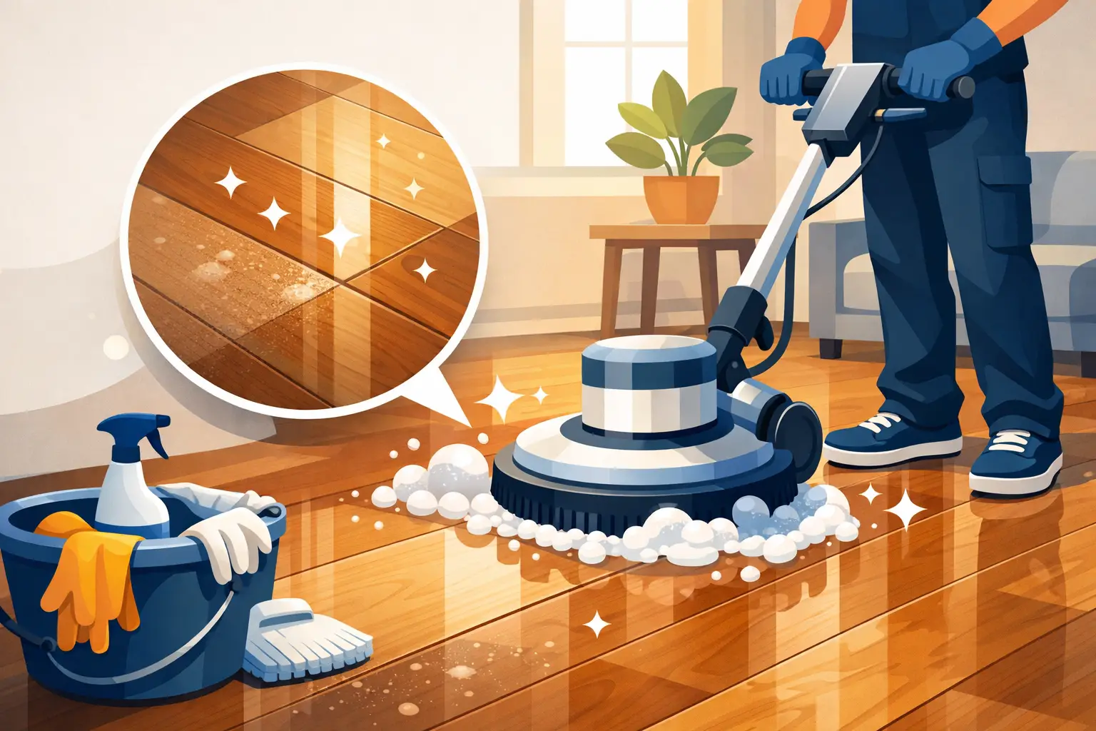 Hardwood Floor Deep Cleaning Done Right
