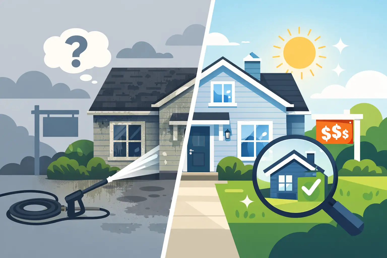 House Wash Before Selling: Is It Worth It?