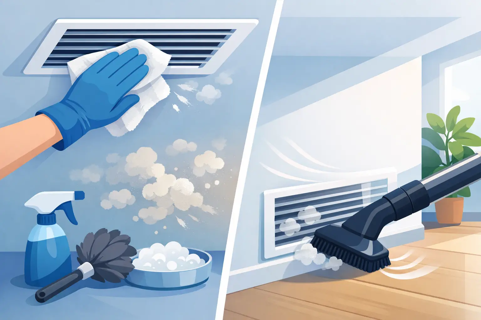 How to Clean Air Vents Without Spreading Dust