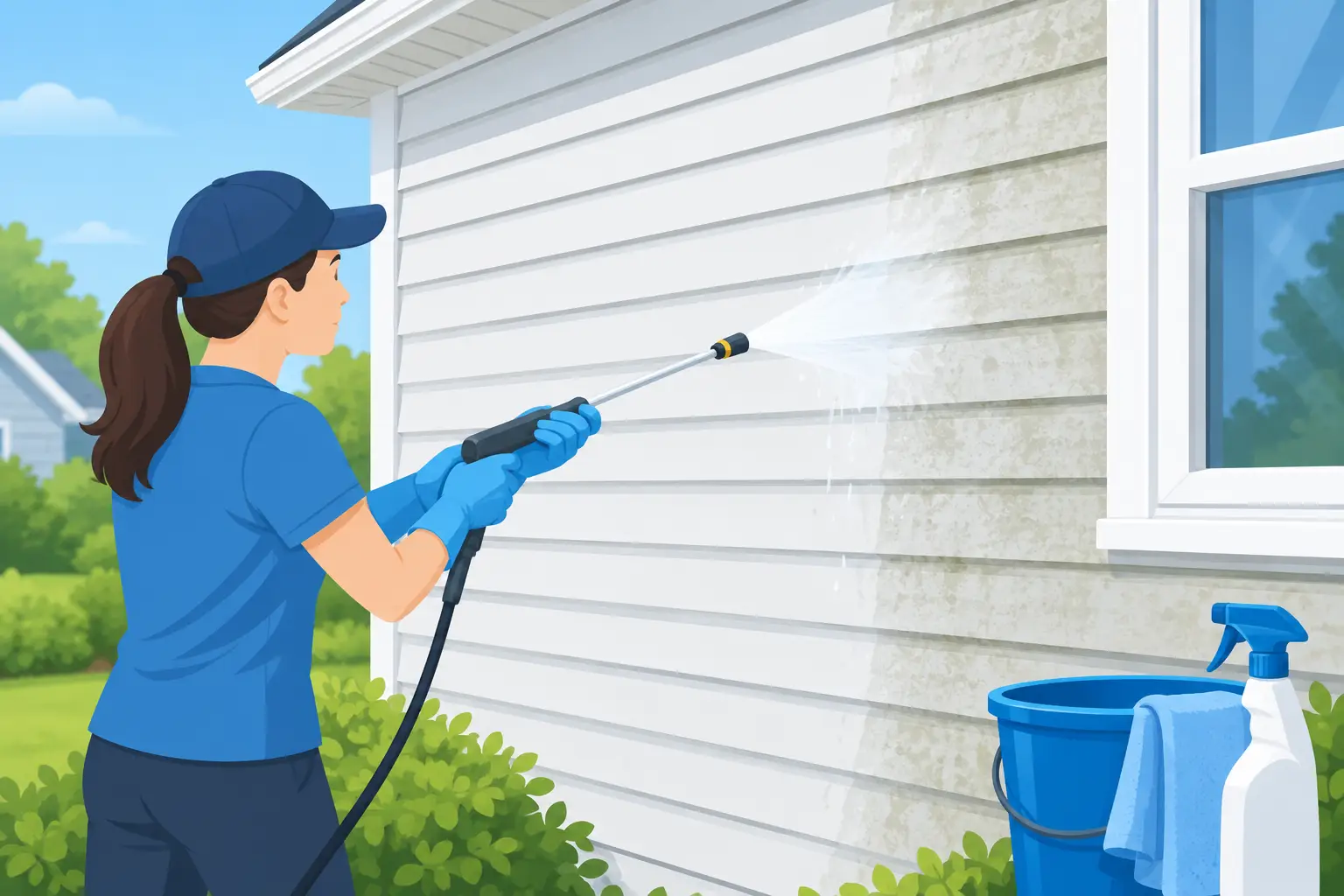 How to Clean Vinyl Siding Without Damage