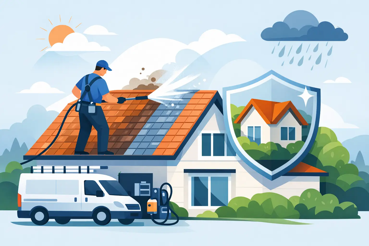 Roof Cleaning Services That Protect Your Home