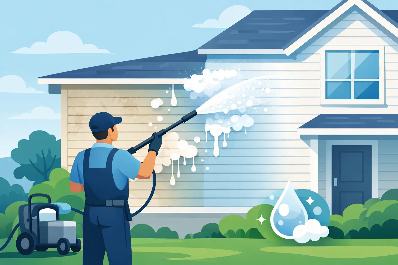 Soft Washing House Siding the Right Way